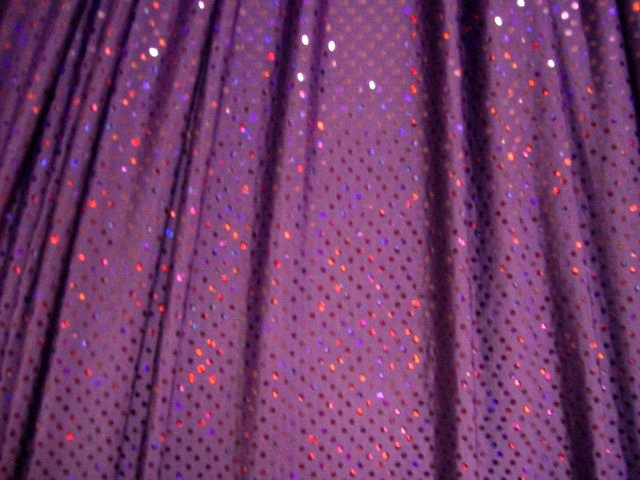 8.Purple Dance Spot Spandex